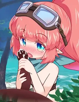 ミーリャちゃんがおくちで慰めてくれる