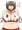 及川さんの服を着た高田さん