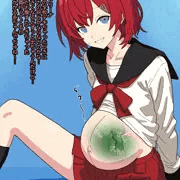 ボテ腹セーラー服_アンジュ・カトリーナ