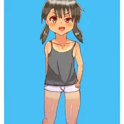 活発日焼け少女