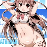 制服水着の新子憧さん