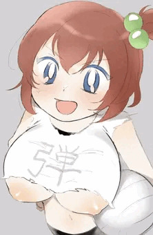 弾子のボールおっぱい