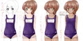 スク水プリントシャツ&パンツ