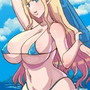 【ワンドロ】人妻エルフマイクロビキニ