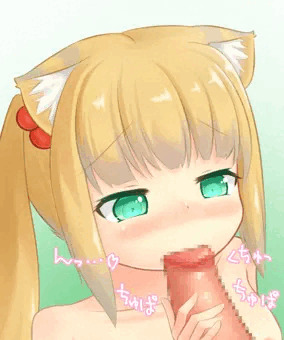 野良猫がお口で・・・