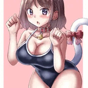 スク水と猫耳と女の子③