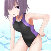 競泳マシュ