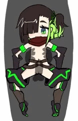 森のかえるさん所の娘の翠蛙ちゃん