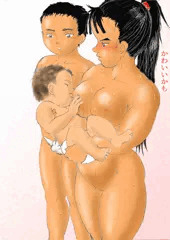 赤ちゃんをだっこする