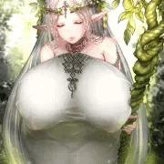 エルフの神官淫魔堕ち