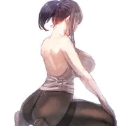 黑パンスト正座