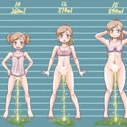 ミオリのぼうこう成長記録