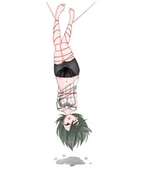 逆さ吊り