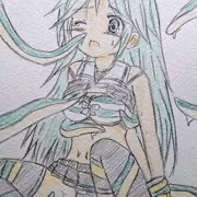 緑の触手に襲われる山風ちゃん。