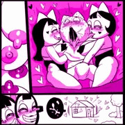 魅惑のメスにはさまれた童貞