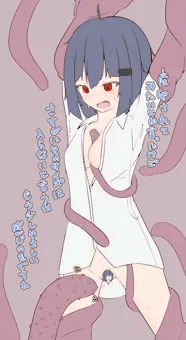 代理ちゃん触手エッチ絵落書き