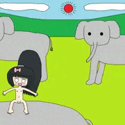 タイのアジアゾウ