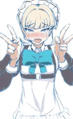 トキちゃんアヘ顔ダブルピース