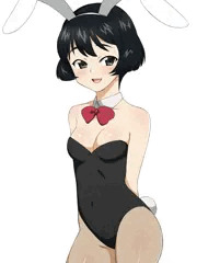 宇津木優季　バニーガール