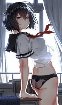 【過去作】セーラー服JK教室逆光ぱんつ