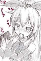 口でゴムをつけるんだ！ニジエたん！