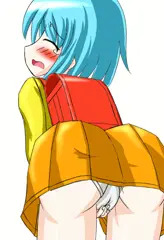もじもじする小学生を眺める動画