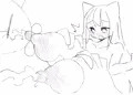 爆乳鷲掴み爆飲みされるみるくちゃん