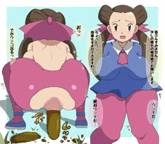 ツツジ先生バレバレ野糞