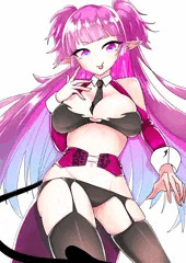ピンク髪サキュバスちゃん