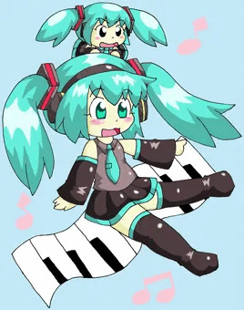 ミクさんとダヨさん