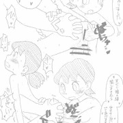 しずかちゃん（白黒）