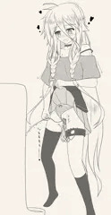 　男子トイレ尿道カテーテル立ちションいあちゃん