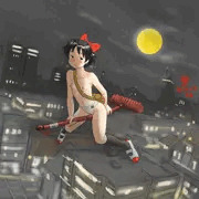 散歩する魔法娘