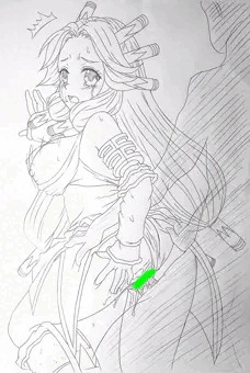 ドミナの路地裏で襲われる女主ちゃん。