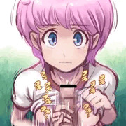 唯ちゃんと千絵ちゃんが表情を変えずひたすらにしごいてくる。
