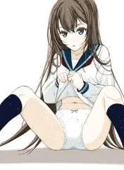 開脚おもらし＋おしっこ差分