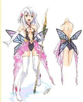 次作キャラデザとモノクロ習作