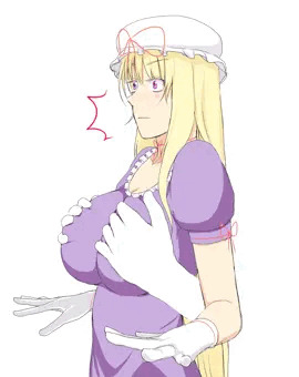 後ろから揉み紫