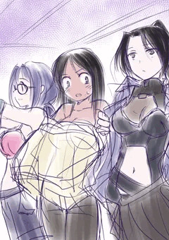 最近描いたらくがき（アリス・ギア・アイギス）