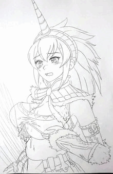 欲望の獣を狩るキリン娘さん。