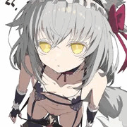 メイドビキニ無表情ケモミミ少女