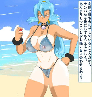 海水浴イブキさん