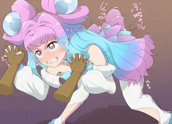 キュアラメール次期女王候補アナルゼリーがに股着衣排泄ふんばり顔を恋人繋ぎで眺めたい絵