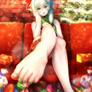 クリスマスハイエルフちゃん　足