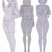 新作の線画　其の①