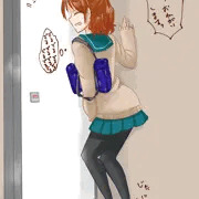 トイレの前で