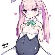 ボテ腹ピンクツインテロリバニー