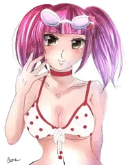 水着おっぱい
