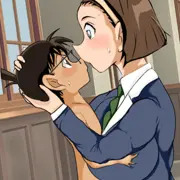 コナン×園子　見つめ愛動画