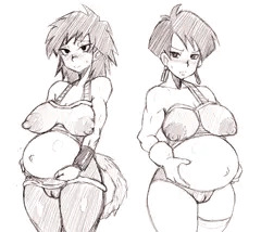 ギネ＆セリパ　「妊婦ぅドラゴンボール外伝」